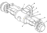 1001100334 Front Axle 307 Falcon Tier III | JLG